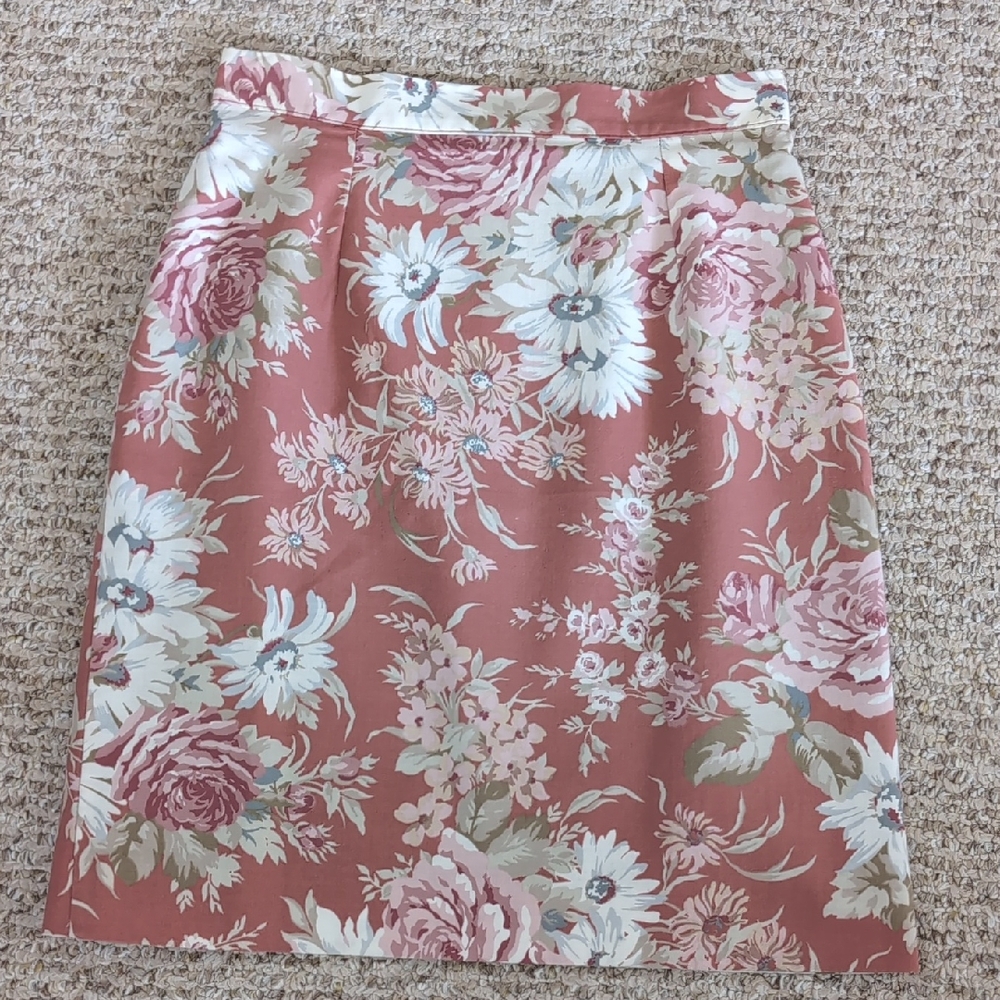 Vintage Laura Ashley Pencil Skirt 1992-1993